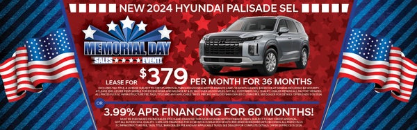 2024 Palisade Lease Special!