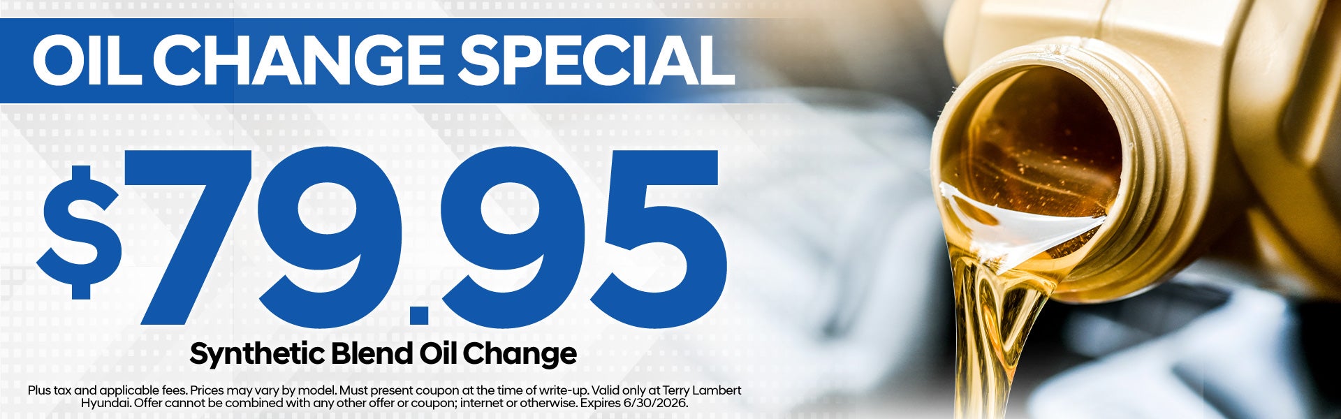 Oil Change Special
