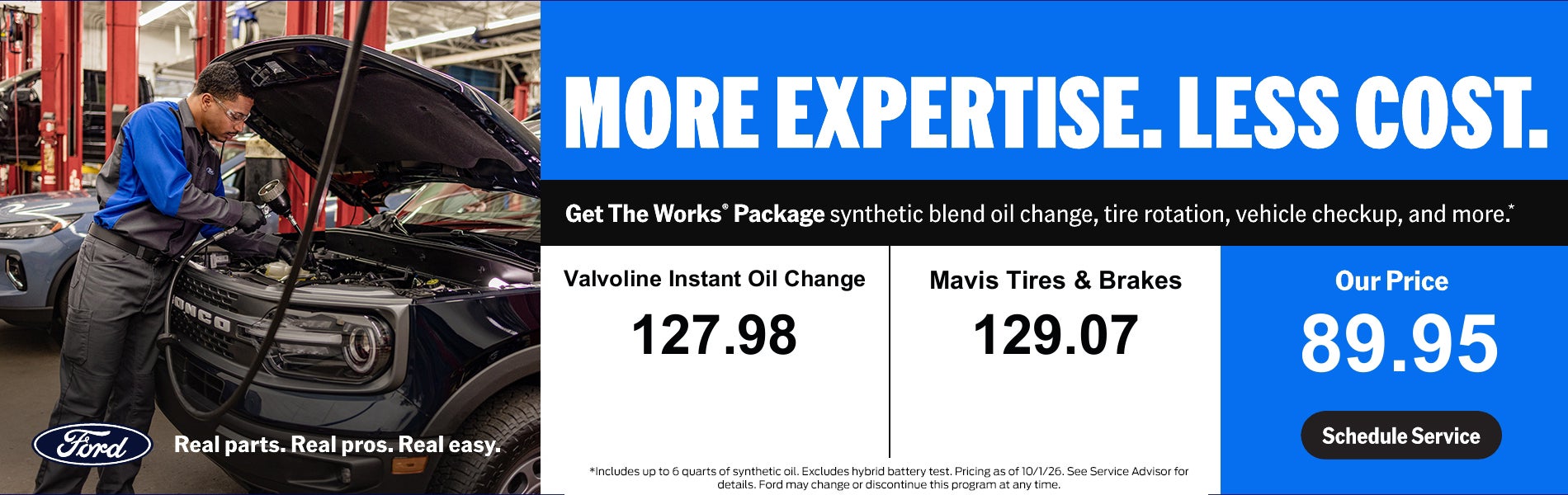 MORE EXPERTISE. LESS COST.