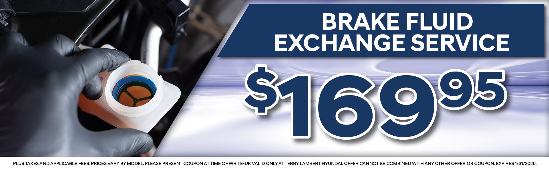 Brake Fluid Exchange Service Special