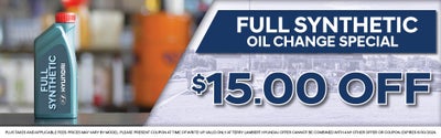 Full Synthetic Oil Change Special!